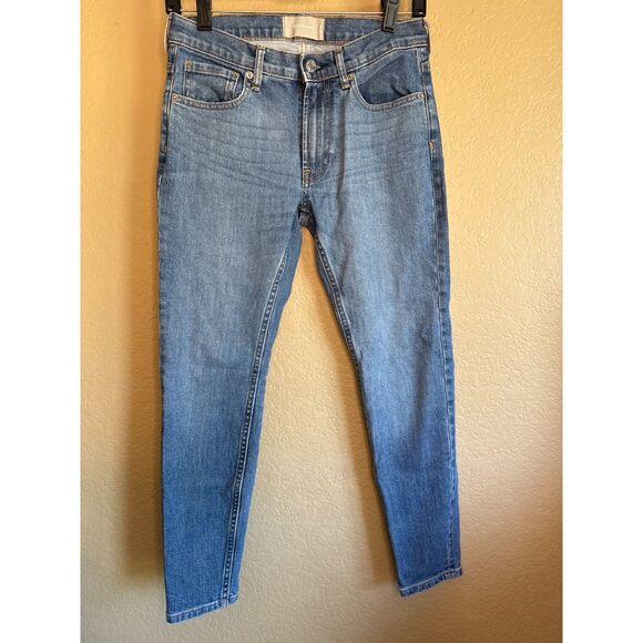 Everlane Pants - Everlane Skinny Ankle Jeans Light Wash Womens 25 Blue
